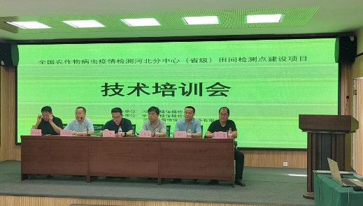 全国农作物病虫疫情监测河北分中心（省级）田间监测点建设项目技术培训会召开